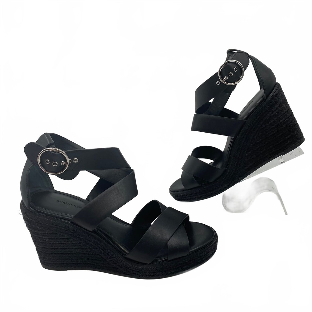 Banana Republic Black Wedges | Womens 9.5